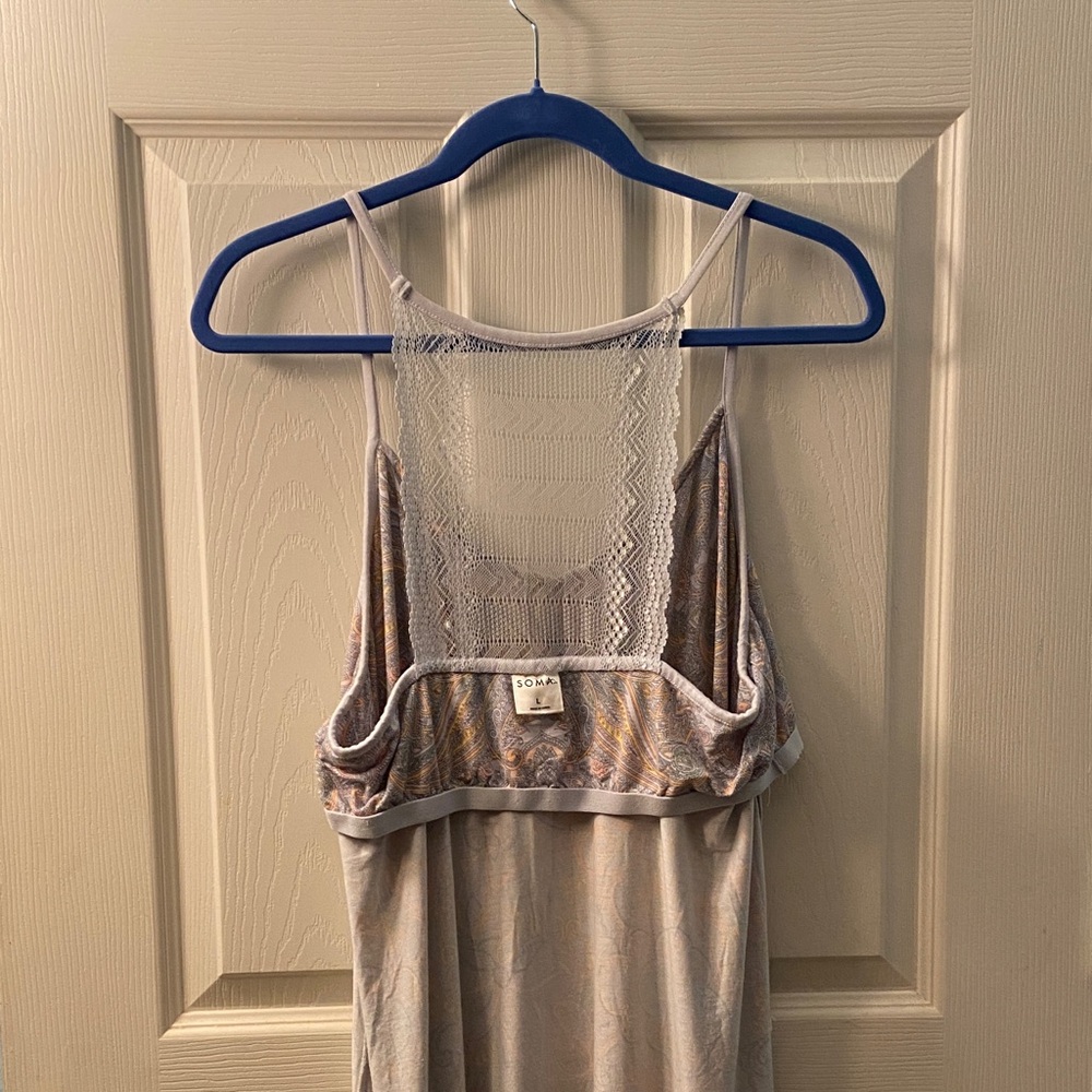 Soma  night gown in cool nights Paisley fabric size L - Picture 5 of 8